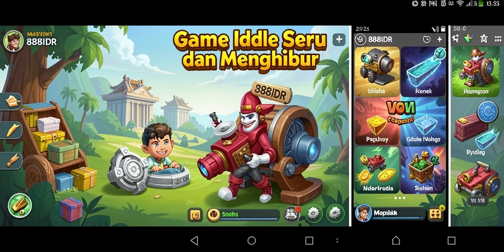 Tampilan gameplay 888IDR dengan grafis yang menarik.
