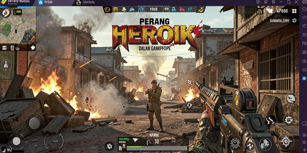 Gameplay seru dalam AP686 dengan aksi tembak-menembak yang mendebarkan.