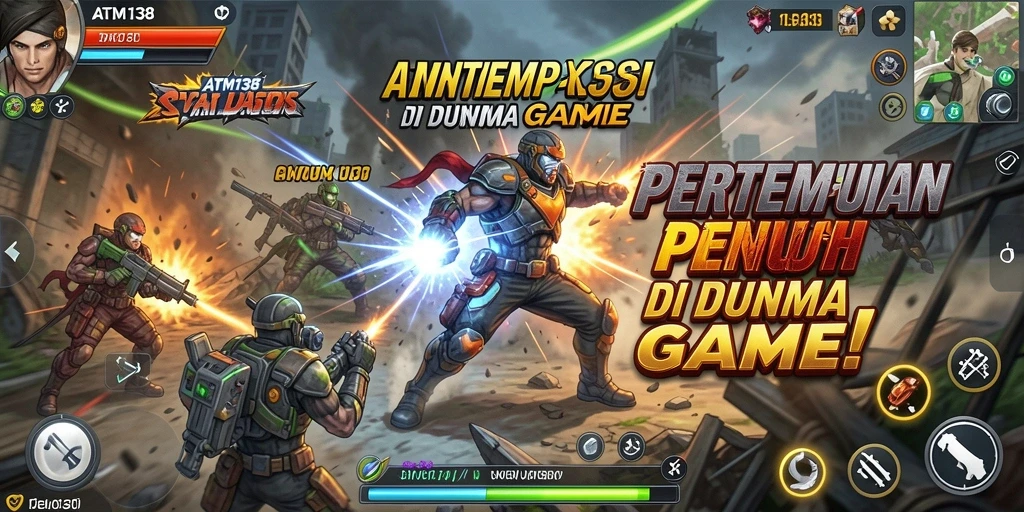 Screenshot utama dari gameplay menegangkan di ATM138.