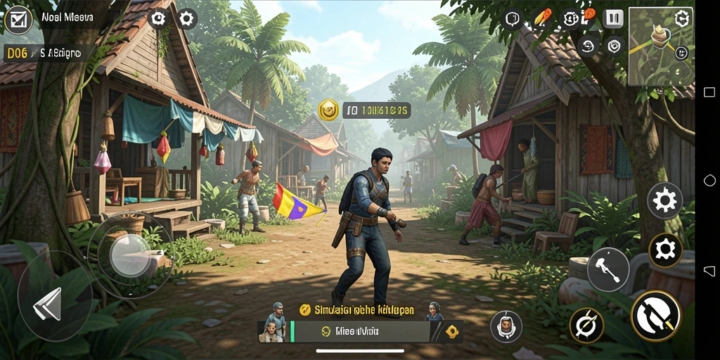 Tampilan gameplay D06 yang menakjubkan dan interaktif.