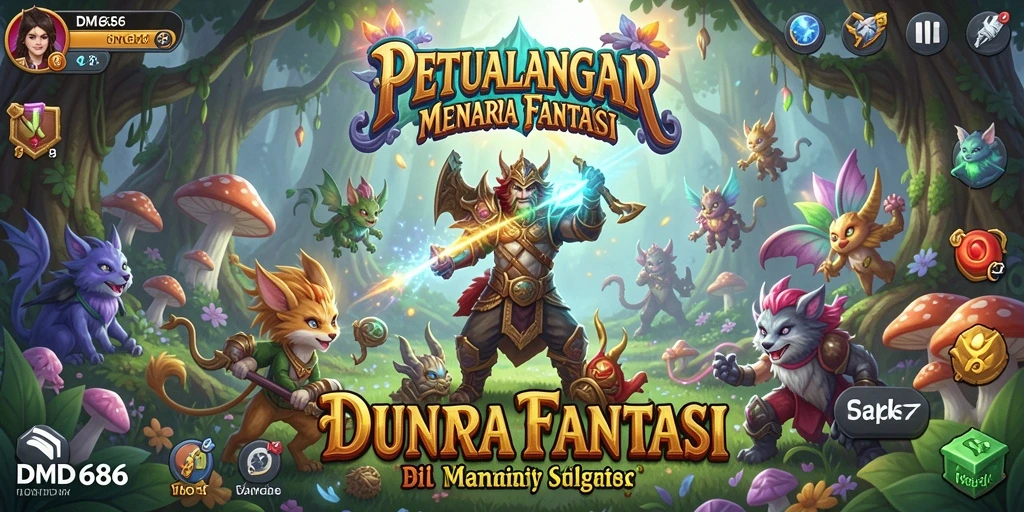 Screenshot gameplay DMD686 menampilkan petualangan seru penuh tantangan.