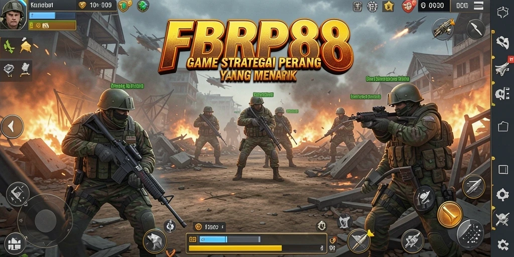 Tampilan gameplay strategis yang mendebarkan di FBRP88.