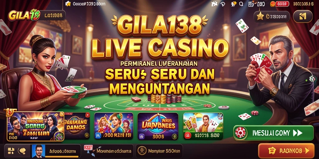 Gameplay Live Casino yang mendebarkan di GILA138