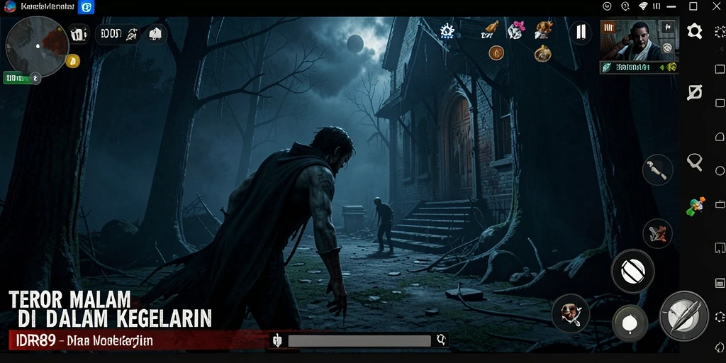 Tangkapan layar menampilkan gameplay mencekam dari IDR89.