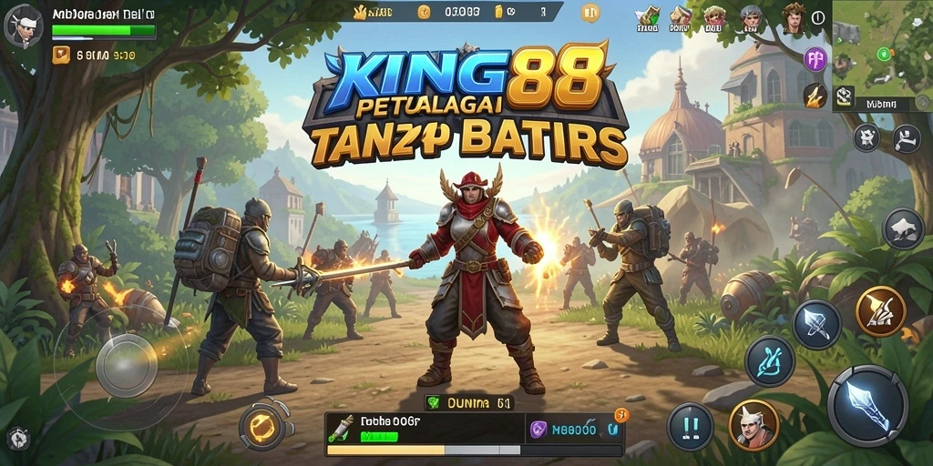 Menampilkan moment epik dalam gameplay WORLD terbuka di KING88.