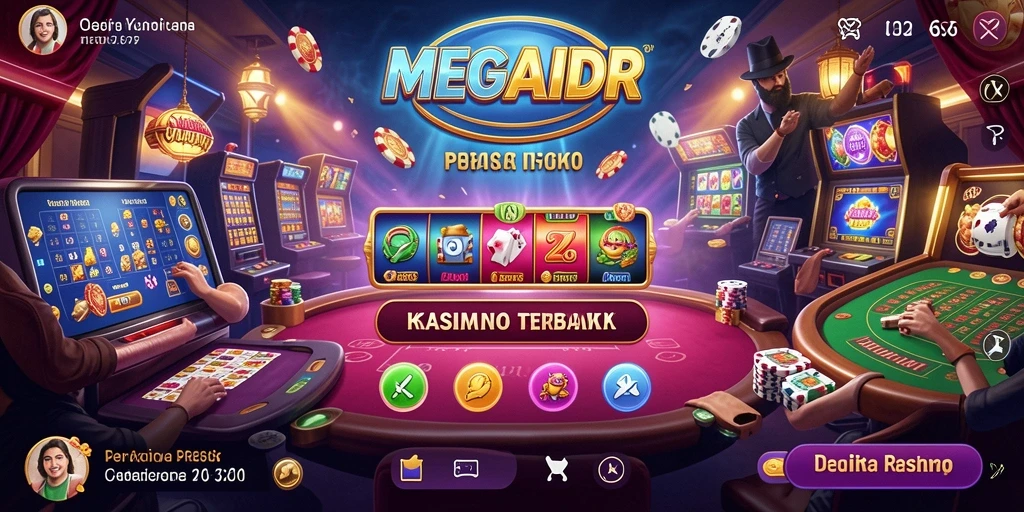 Tampilan gameplay MEGAIDR yang menegangkan dan seru.