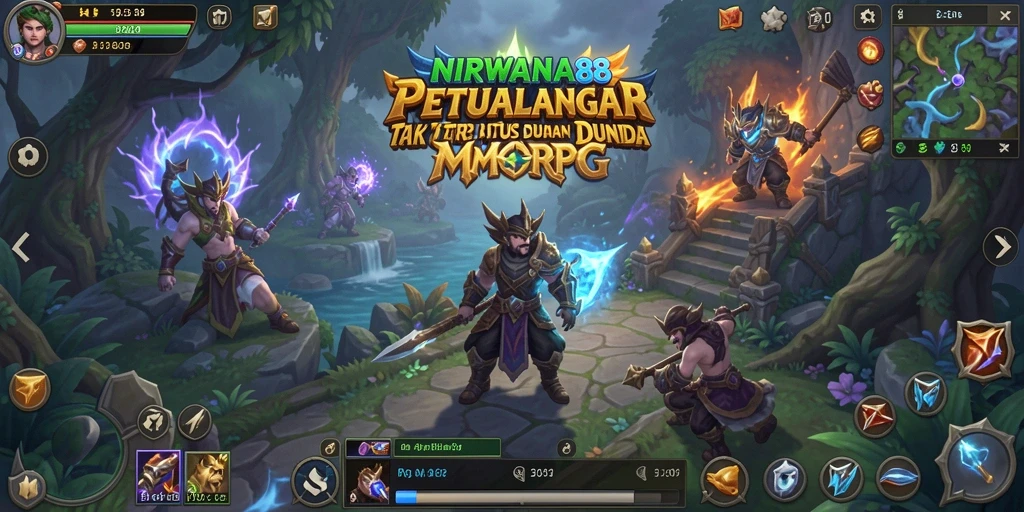 Tampilan gameplay NIRWANA88 yang penuh aksi dan petualangan seru.