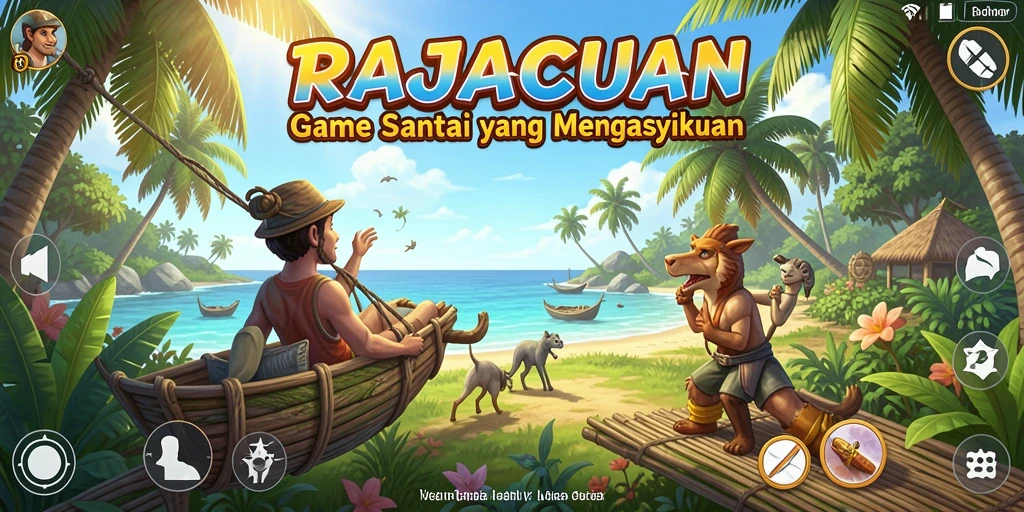 Tampilan menarik dari gameplay RAJACUAN yang seru.