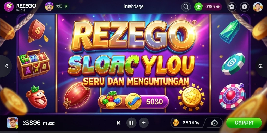 Tampilan gameplay REZEGO yang seru dan penuh warna.