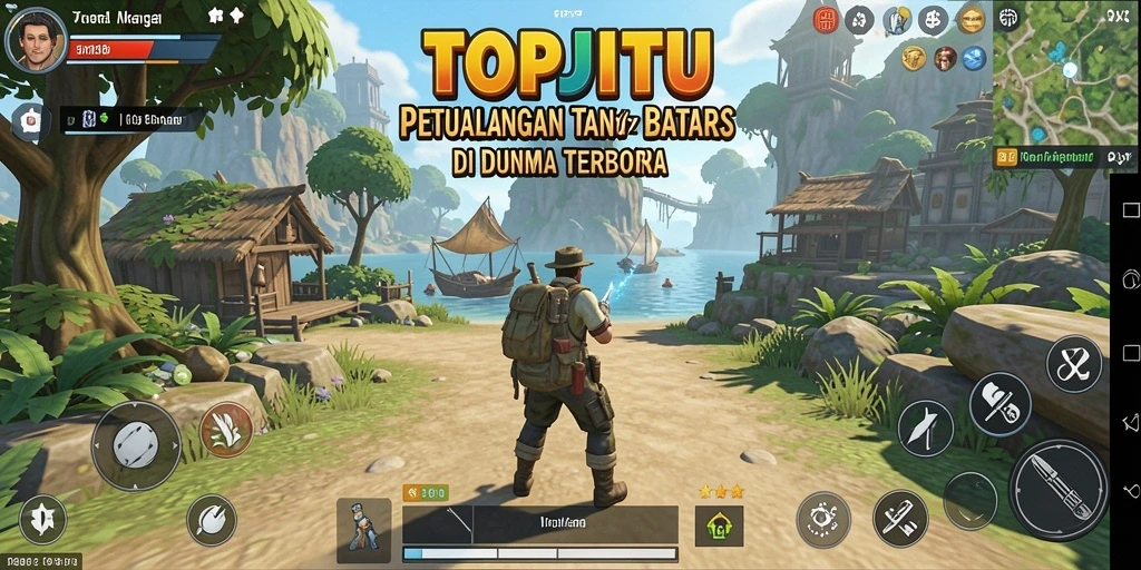 Gameplay seru di dunia terbuka TOPJITU yang menunggu untuk dijelajahi.