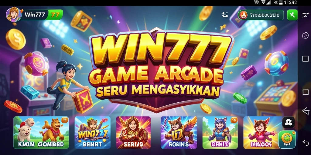 Tampilan gameplay yang seru dari WIN777 dalam genre Arcade.